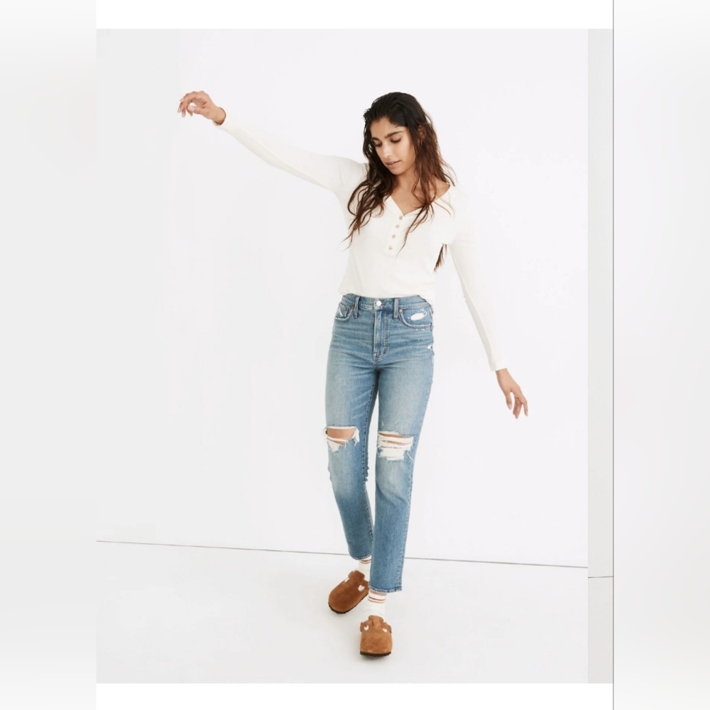 Madewell Tall Perfect Vintage Jean in Denman Wash Size 31T